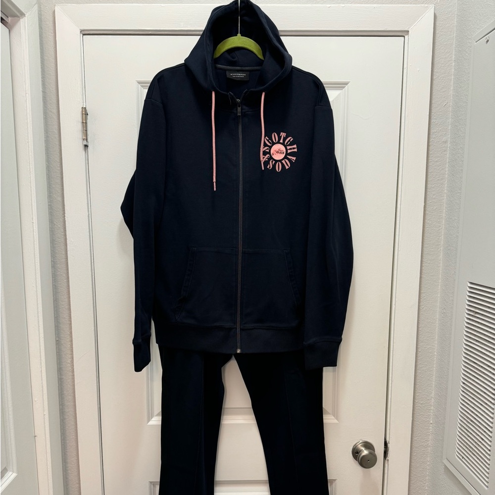 Scotch & Soda Graphic Zip-Up Hoodie Tracksuits